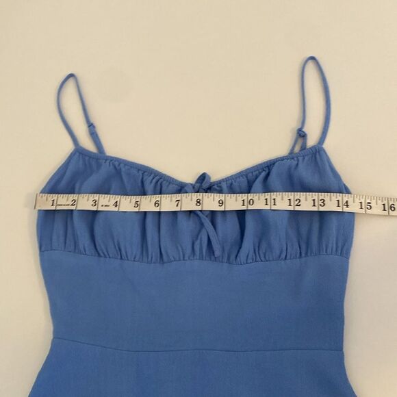 Aritzia Sunday Best Delilah Mini Dress in Light Blue Size Small - Picture 14 of 15